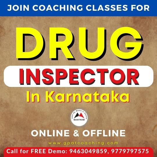 drug-inspector-coaching-in-karnataka